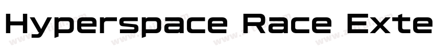 Hyperspace Race Exte字体转换 Hyperspace Race Exte字体转换